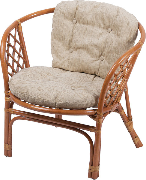 Изображение товара Кресло садовое Мебель Солнца Багама 01/17В (коньяк/бежевый)