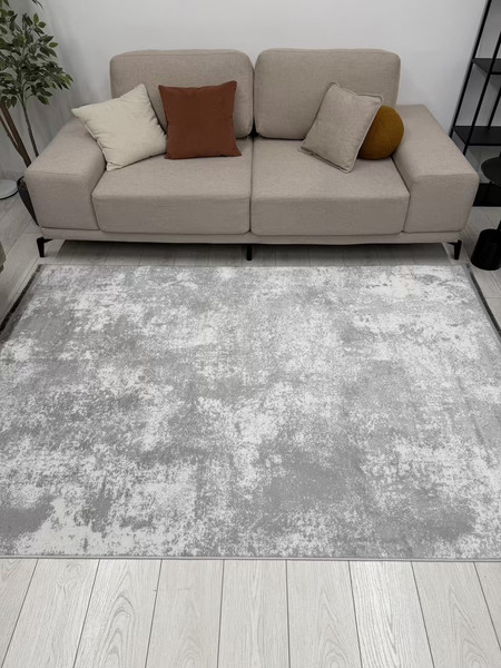 Изображение товара Коврик Radjab Carpet Амаль Прямоугольник 0901A / 13101RK (0.8x1.5, Grey/Grey)