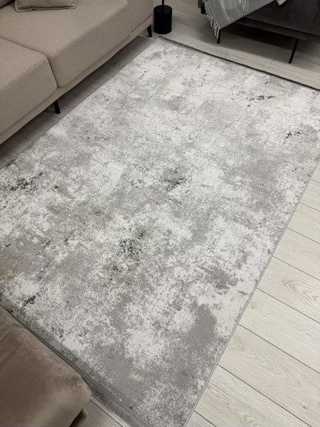 Изображение товара Ковер Radjab Carpet Амаль Прямоугольник 0901A / 13105RK (1.6x3, Grey/Beige)