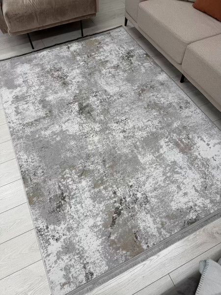 Изображение товара Ковер Radjab Carpet Амаль Прямоугольник 0901A / 13105RK (1.6x3, Grey/Beige)