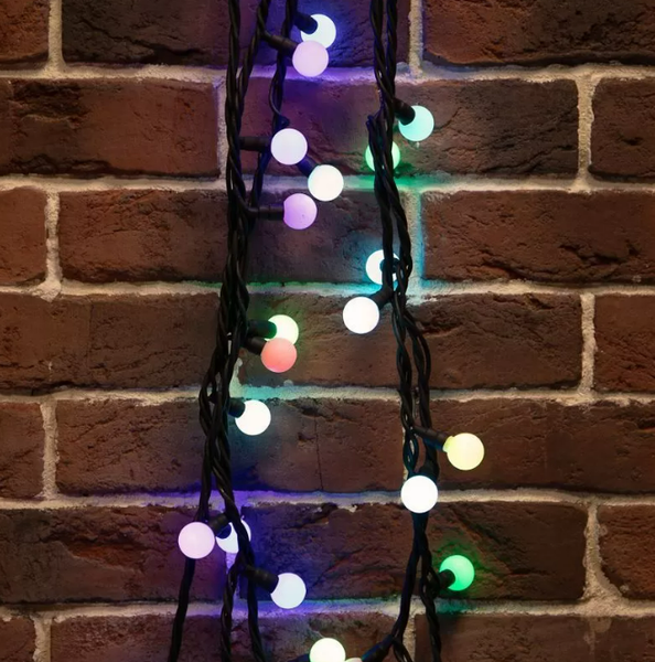 Изображение товара Светодиодная гирлянда Neon-Night Мультишарики 303-679 (10м, мультиколор)