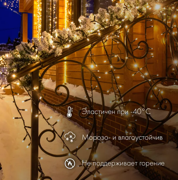 Изображение товара Светодиодная гирлянда Neon-Night Нить 315-526 (20м, теплый белый)