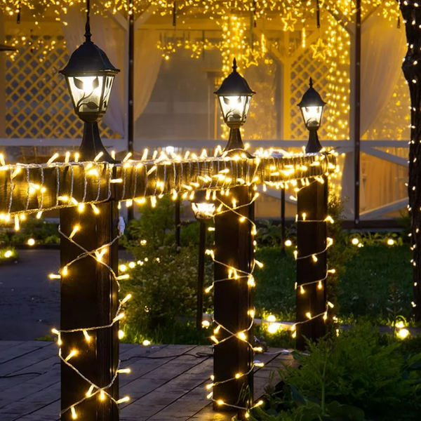 Изображение товара Светодиодная гирлянда Neon-Night Нить 305-196 (10м, теплый белый)