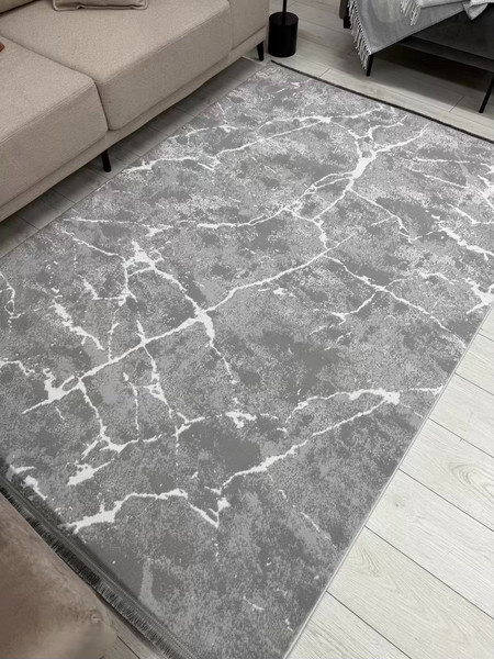 Изображение товара Ковер Radjab Carpet Амаль Прямоугольник 0910A / 13131RK (1.6x3, Grey/Cream)