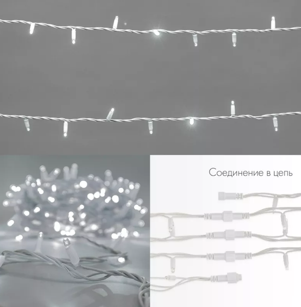 Изображение товара Светодиодная гирлянда Neon-Night Нить 315-505 (20м, белый)