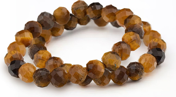 Изображение товара Кольцо Wolves Тигровый глаз Двойное 5527 (р.22-23)