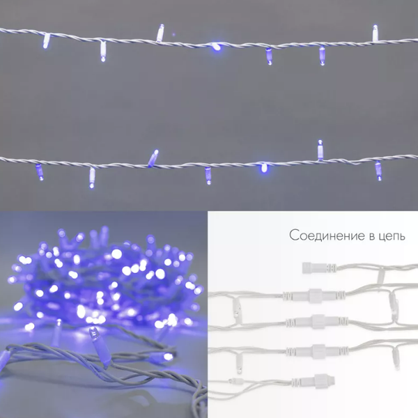 Изображение товара Светодиодная гирлянда Neon-Night Нить 315-183 (20м, синий)