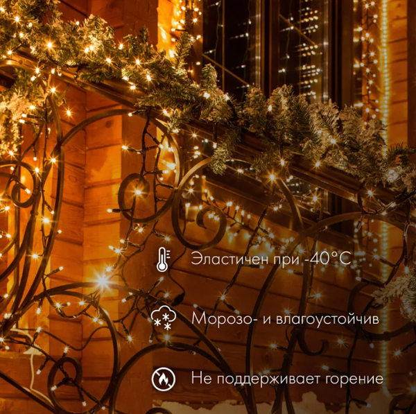 Изображение товара Светодиодная гирлянда Neon-Night Нить 315-183 (20м, синий)