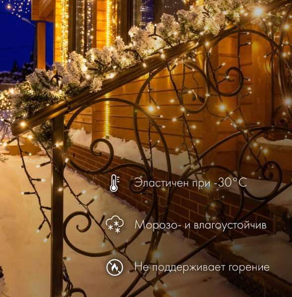 Изображение товара Светодиодная гирлянда Neon-Night Нить 305-235 (10м, белый)