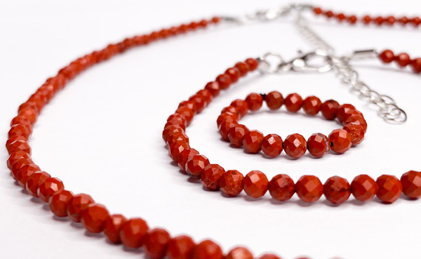 Изображение товара Кольцо Wolves Яшма Двойное 5798 (р.21-22, красный)