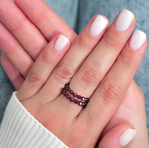 Изображение товара Кольцо Wolves Гранат Двойное 5899 (р.20-21)