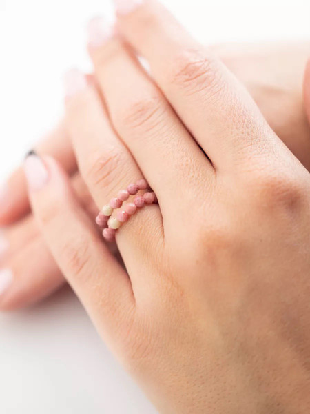 Изображение товара Кольцо Wolves Родонит Двойное 6106 (р.23-24)