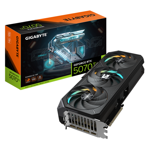 Изображение товара Видеокарта Gigabyte GeForce RTX 5070TI Gaming OC 16GB (GV-N507TGAMING OC-16GD 1.0)