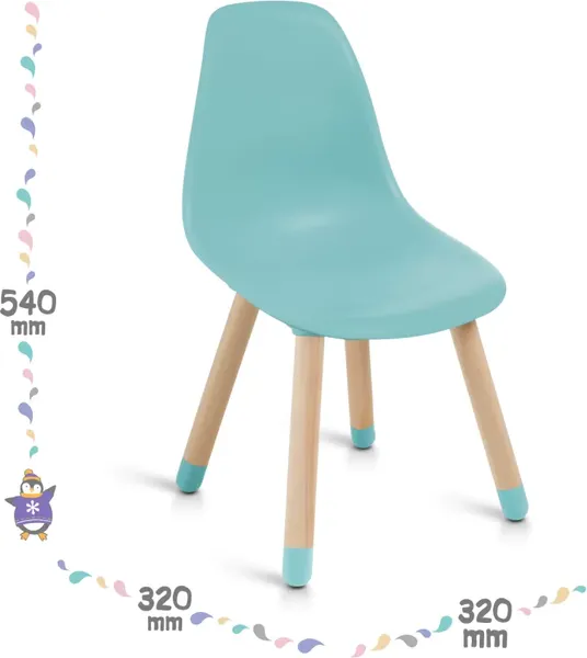 Изображение товара Стул детский Kidwick МП Gerda / KW485800 (бирюзовый)
