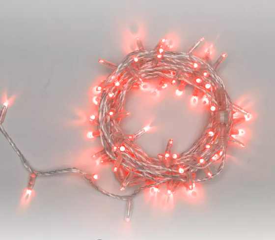 Изображение товара Светодиодная гирлянда Neon-Night Нить 305-182 (10м, красный)