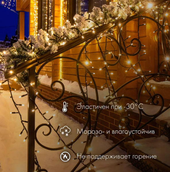 Изображение товара Светодиодная гирлянда Neon-Night Нить 305-182 (10м, красный)