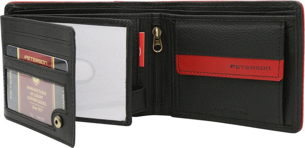 Изображение товара Портмоне Peterson PTN 304.03 (черный/красный)