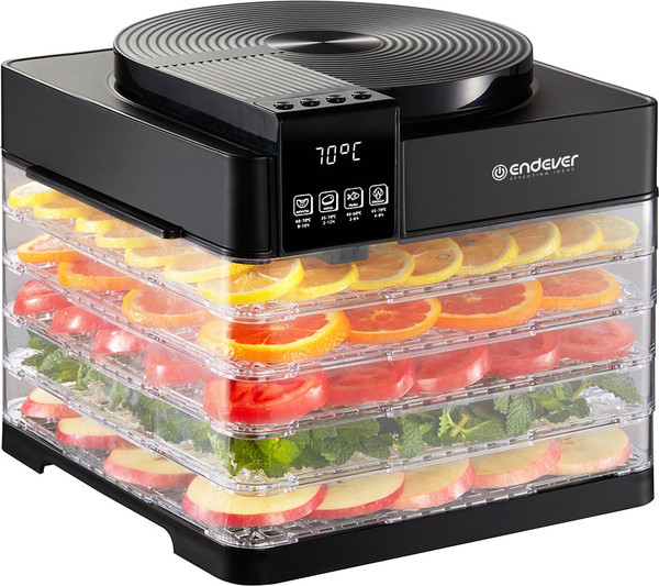 Изображение товара Сушилка для овощей и фруктов Endever Skyline FD-63 (черный)