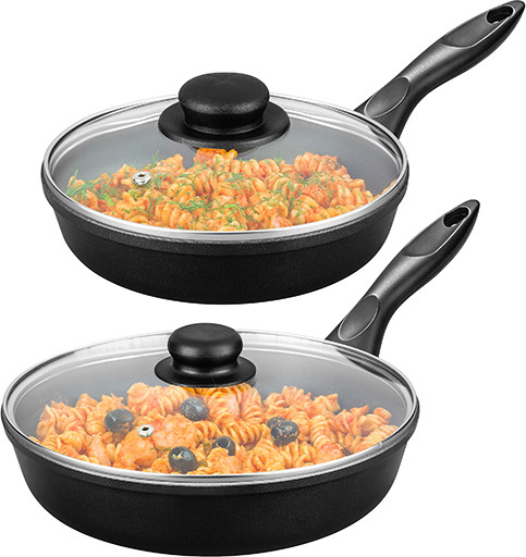 Изображение товара Набор сковородок Elan Gallery Гармония Вкуса / 120289+2 (черный оникс)