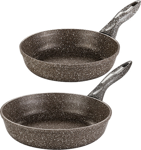 Изображение товара Набор сковородок Elan Gallery Гармония Вкуса / 120309+2 (коричневый опал)