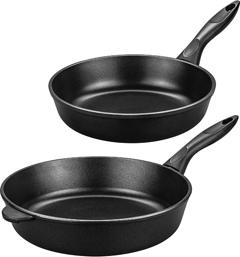 Изображение товара Набор сковородок Elan Gallery Гармония Вкуса / 120293+2 (черный оникс)