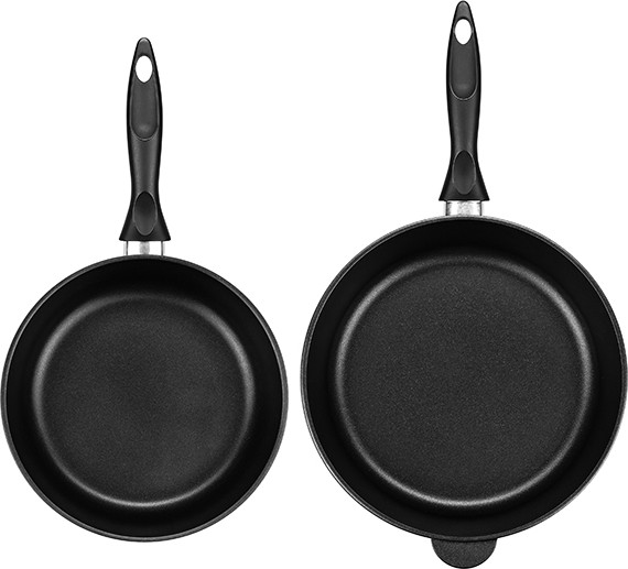 Изображение товара Набор сковородок Elan Gallery Гармония Вкуса / 120293+2 (черный оникс)