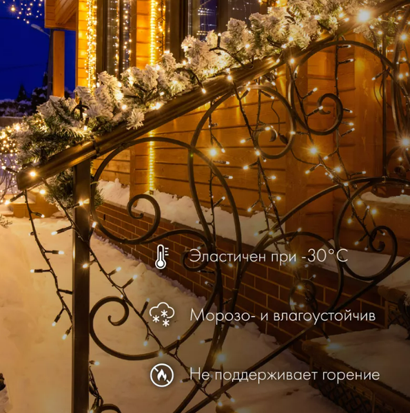 Изображение товара Светодиодная гирлянда Neon-Night Нить 305-253 (10м, синий)