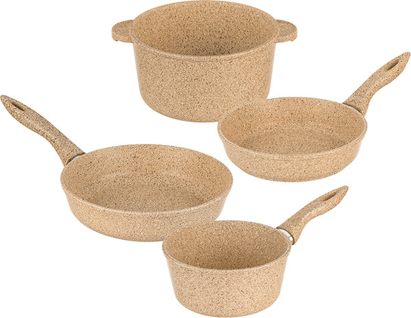 Изображение товара Набор кухонной посуды Elan Gallery 121118+4 (медовый гранит)