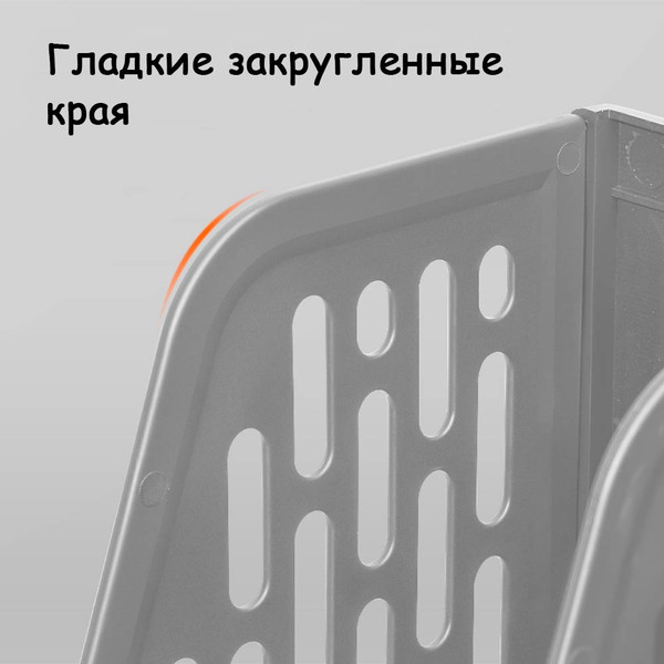 Изображение товара Лоток для бумаг Deli E9849 (серый)