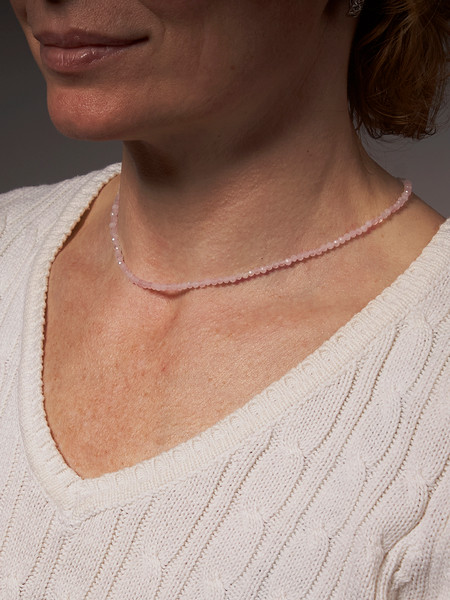 Изображение товара Бусы Wolves Розовый кварц 5475