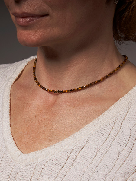 Изображение товара Бусы Wolves Тигровый глаз 5543