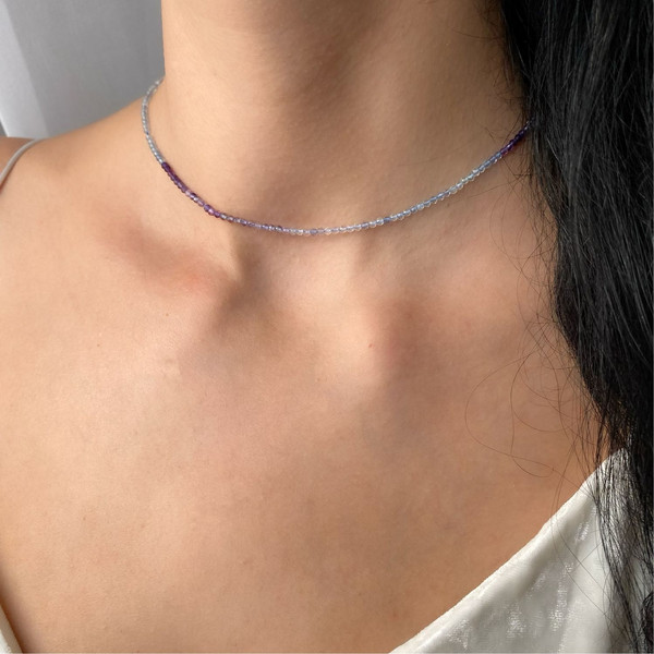 Изображение товара Бусы Wolves Флюорит 5577