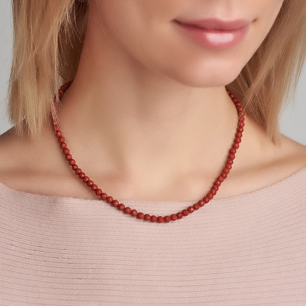 Изображение товара Бусы Wolves Яшма 5815 (красный)