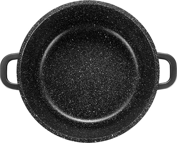 Изображение товара Кастрюля Elan Gallery Гармония Вкуса / 120258 (черный мрамор)