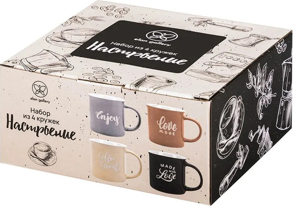 Изображение товара Набор кружек Elan Gallery Настроение / 230232