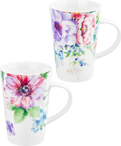 Изображение товара Набор кружек Elan Gallery Цветы / 230240 (New Bone China)