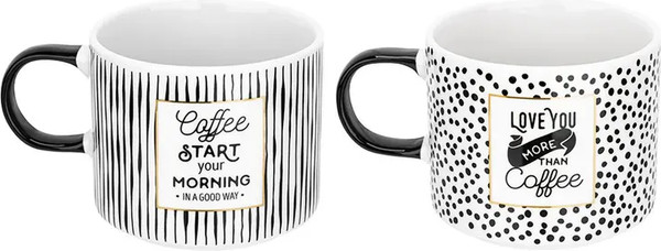 Изображение товара Набор кружек Elan Gallery Кофе / 230241 (New Bone China)