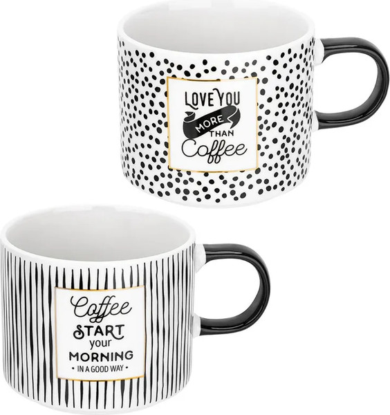 Изображение товара Набор кружек Elan Gallery Кофе / 230241 (New Bone China)