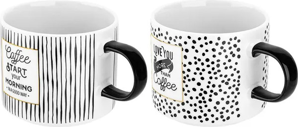 Изображение товара Набор кружек Elan Gallery Кофе / 230241 (New Bone China)