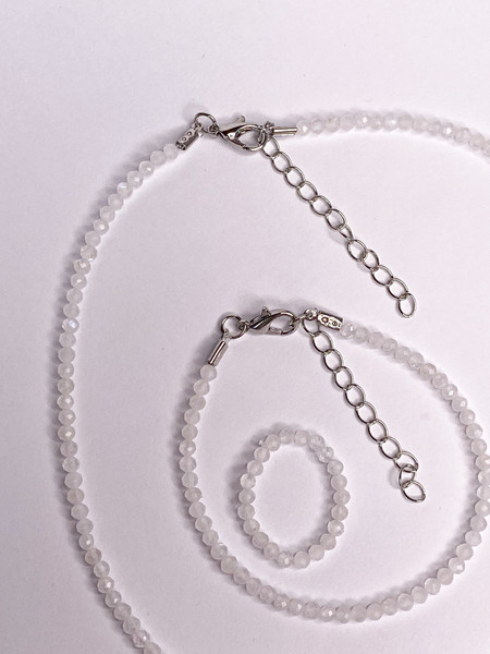 Изображение товара Бусы Wolves Беломорит 5849