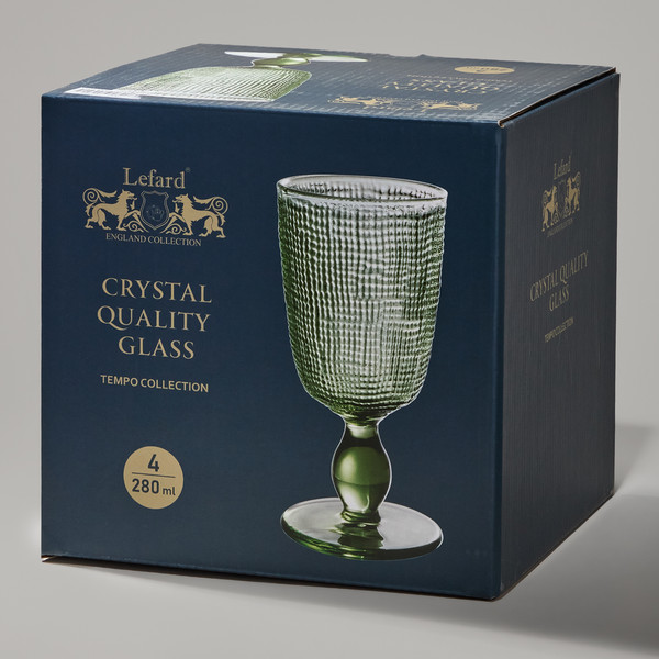 Изображение товара Набор бокалов Lefard Tempo Green 355-390 (4шт)