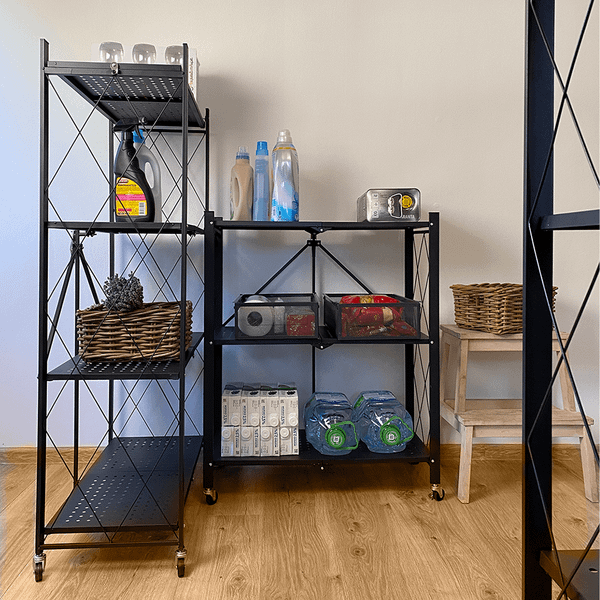 Изображение товара Стеллаж металлический Гелеос Атлант-3 / АСТ-31 (черный)