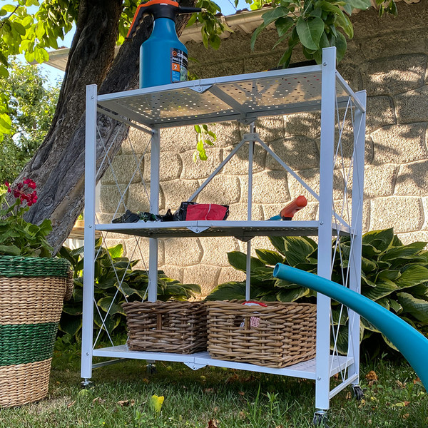 Изображение товара Стеллаж металлический Гелеос Атлант-3 / АСТ-32 (белый)