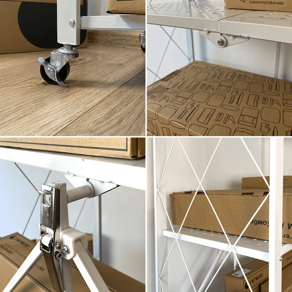 Изображение товара Стеллаж металлический Гелеос Атлант-3 / АСТ-32 (белый)