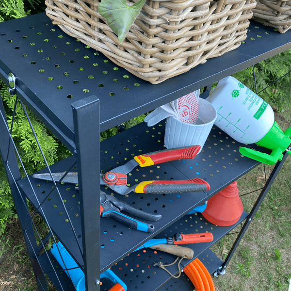 Изображение товара Стеллаж металлический Гелеос Атлант-4 / АСТ-41 (черный)