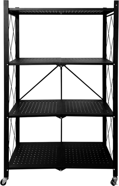 Изображение товара Стеллаж металлический Гелеос Атлант-4 / АСТ-41 (черный)