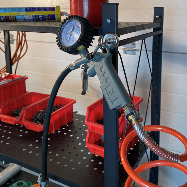 Изображение товара Стеллаж металлический Гелеос Атлант-4 / АСТ-41 (черный)