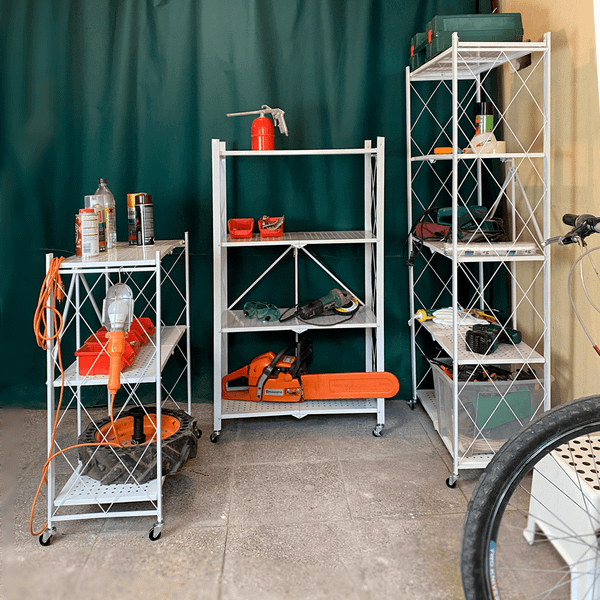 Изображение товара Стеллаж металлический Гелеос Атлант-4 / АСТ-42 (белый)