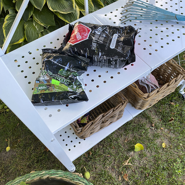 Изображение товара Стеллаж металлический Гелеос Атлант-4 / АСТ-42 (белый)