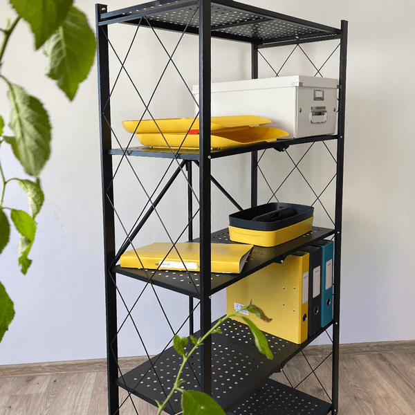 Изображение товара Стеллаж металлический Гелеос Атлант-5 / АСТ-51 (черный)